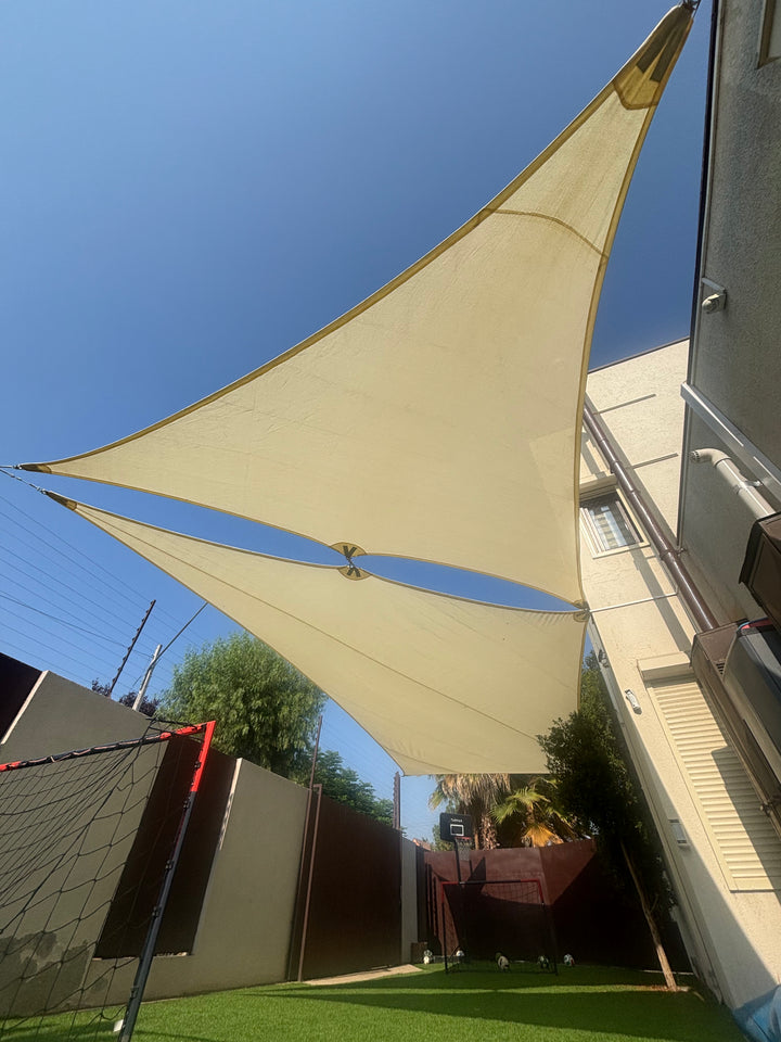 Toldo Vela UV Triangular 325g/m2 - Sin Instalación
