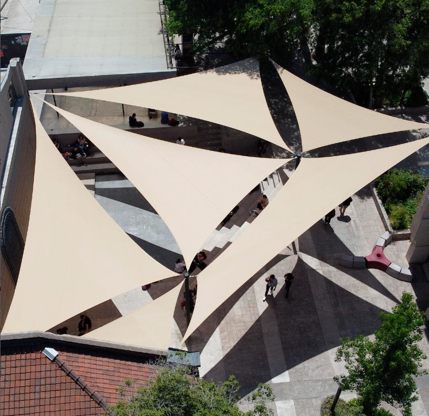 Toldo Vela UV Triangular 325g/m2 - Sin Instalación